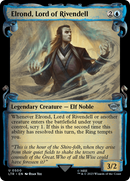 Elrond, Lord of Rivendell (Showcase Scrolls) (LTR-500)  Foil - The Lord of the Rings: Tales of Middle-earth: (Showcase)