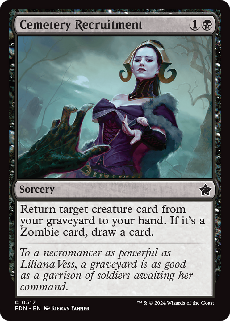Cemetery Recruitment (FDN-517)  - Foundations