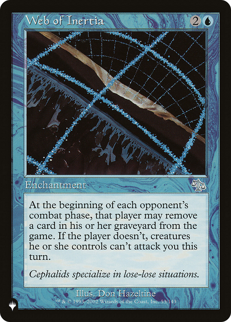 Web of Inertia (LIST-JUD-53)  - The List