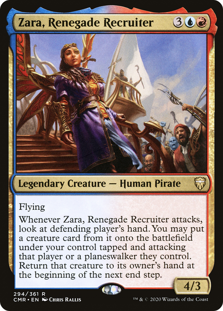 Zara, Renegade Recruiter (CMR-294)  - Commander Legends