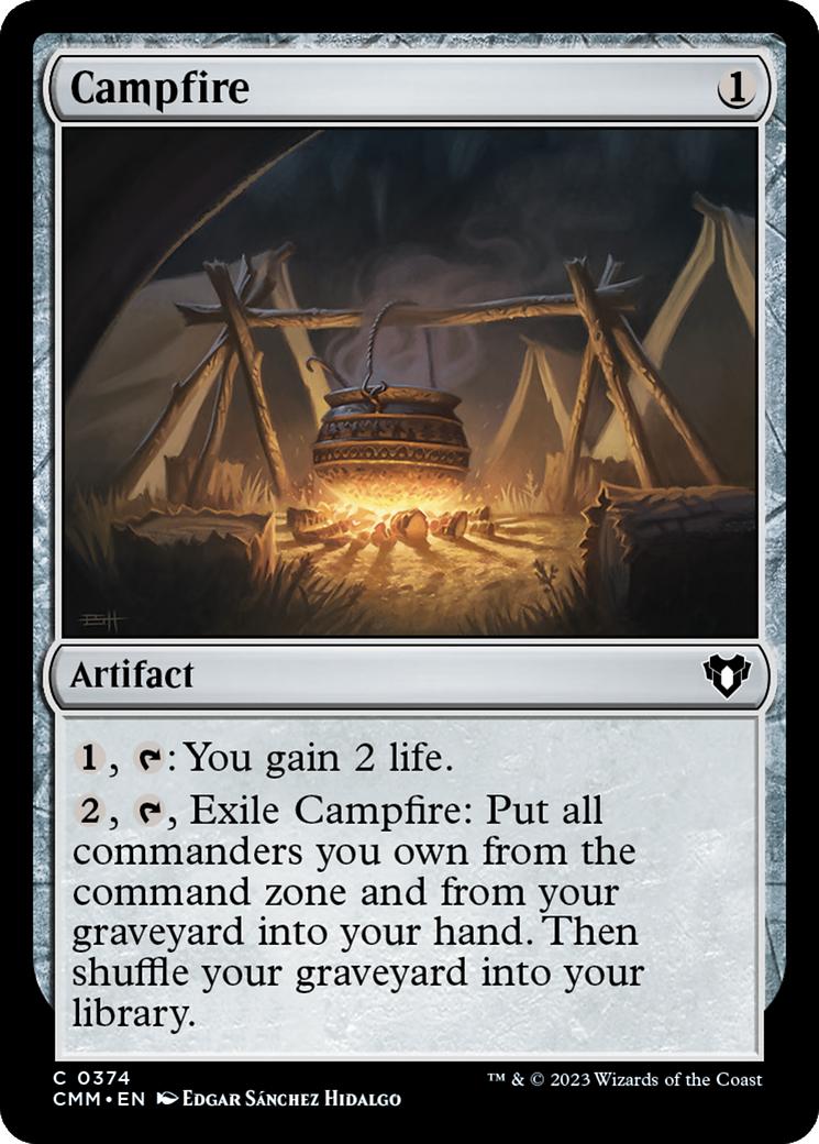 Campfire (CMM-374)  Foil - Commander Masters