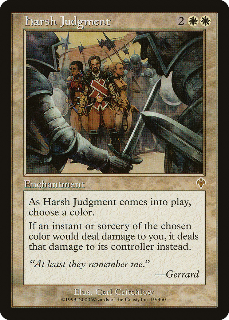 Harsh Judgment (INV-019)  - Invasion