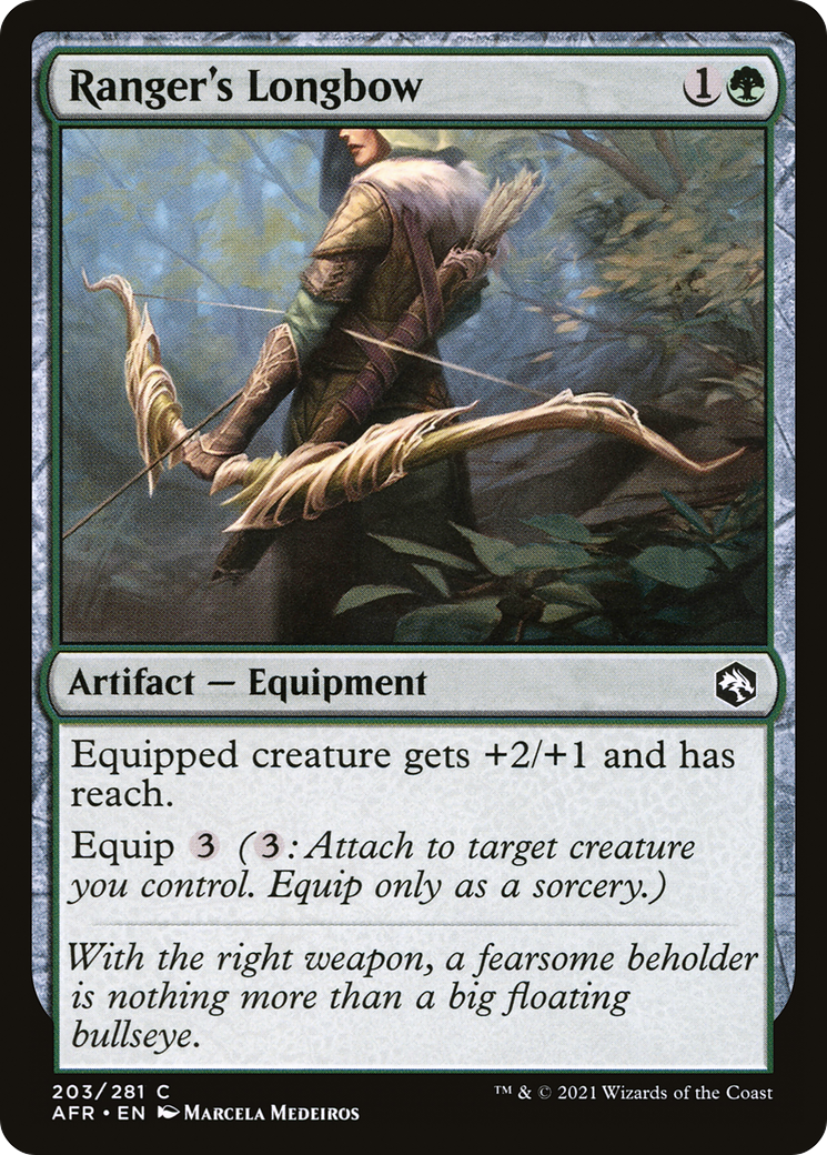 Ranger's Longbow (AFR-203)  Foil - Adventures in the Forgotten Realms