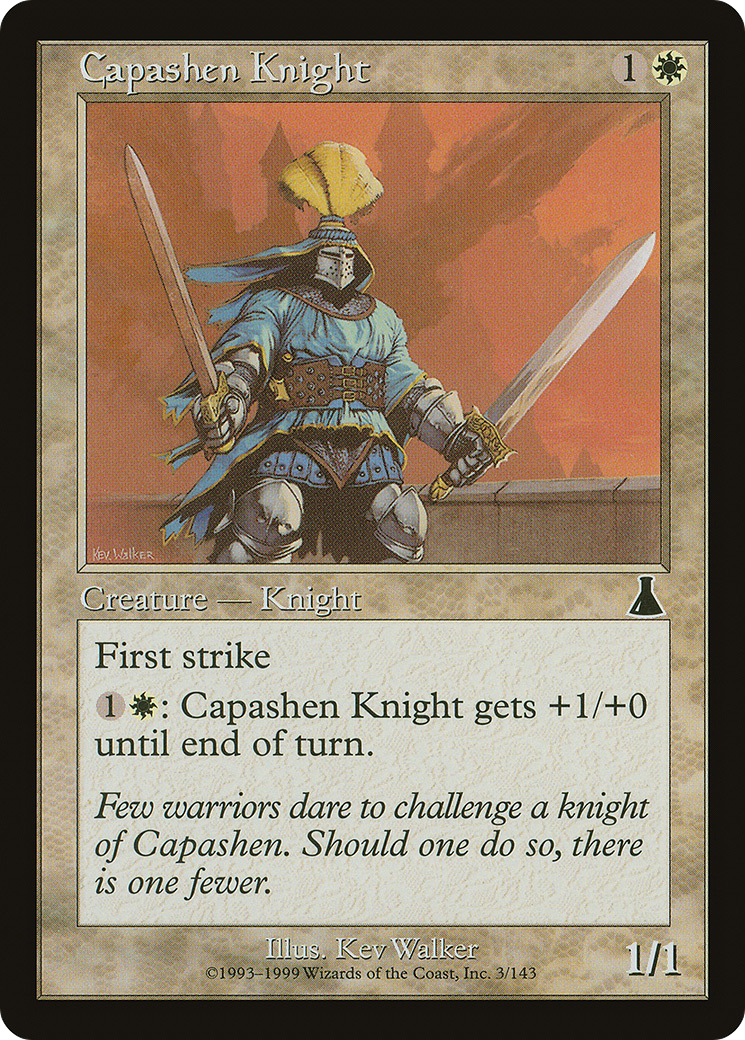Capashen Knight (UDS-003)  - Urza's Destiny