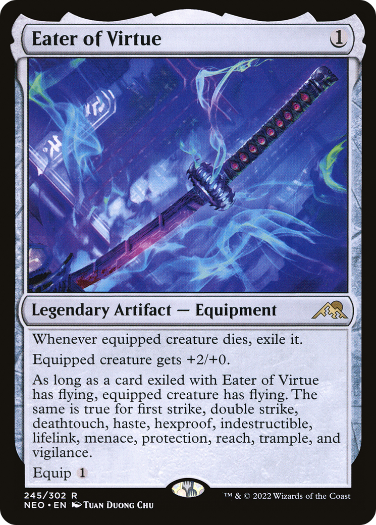 Eater of Virtue (NEO-245)  - Kamigawa: Neon Dynasty