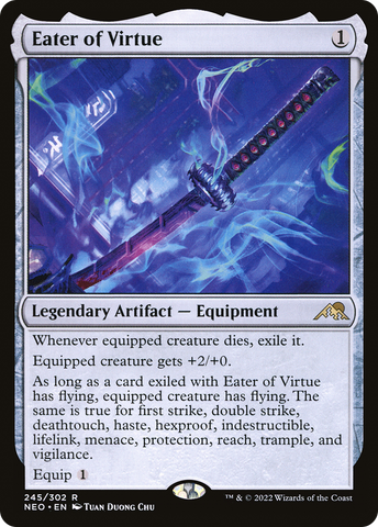 Eater of Virtue (NEO-245)  - Kamigawa: Neon Dynasty