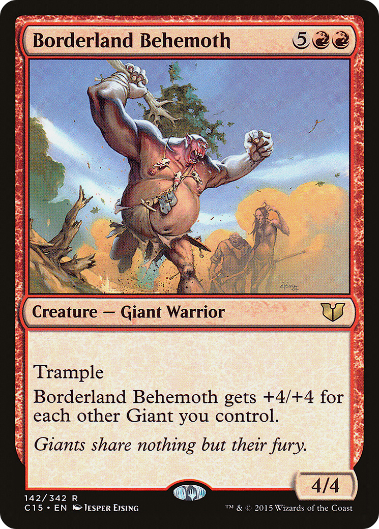 Borderland Behemoth (C15-142)  - Commander 2015
