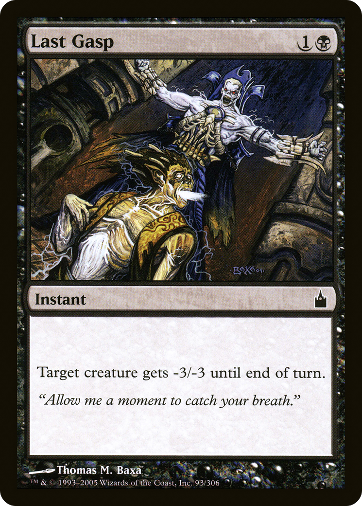Last Gasp (RAV-093)  Foil - Ravnica: City of Guilds