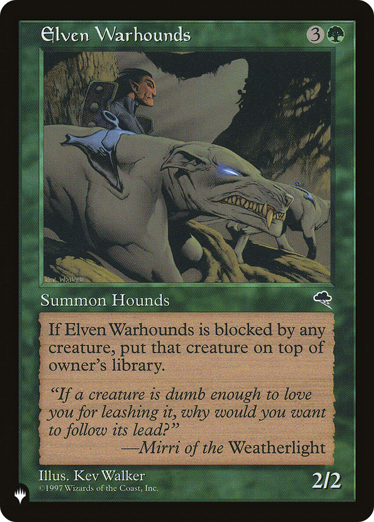 Elven Warhounds (LIST-TMP-225)  - The List