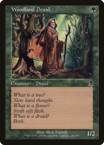Woodland Druid (ODY-284)  Foil - Odyssey