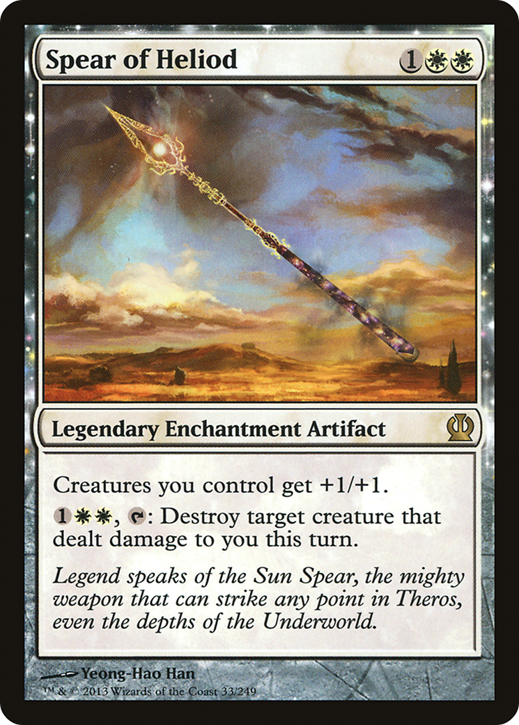 Spear of Heliod (THS-033) - Theros: (enchantment) Foil