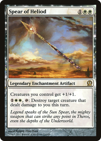 Spear of Heliod (THS-033)  - Theros: (enchantment)