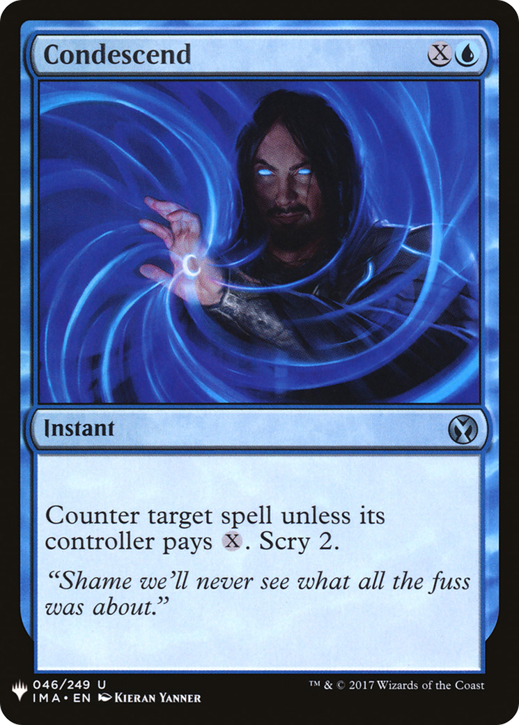 Condescend (LIST-IMA-46)  - The List