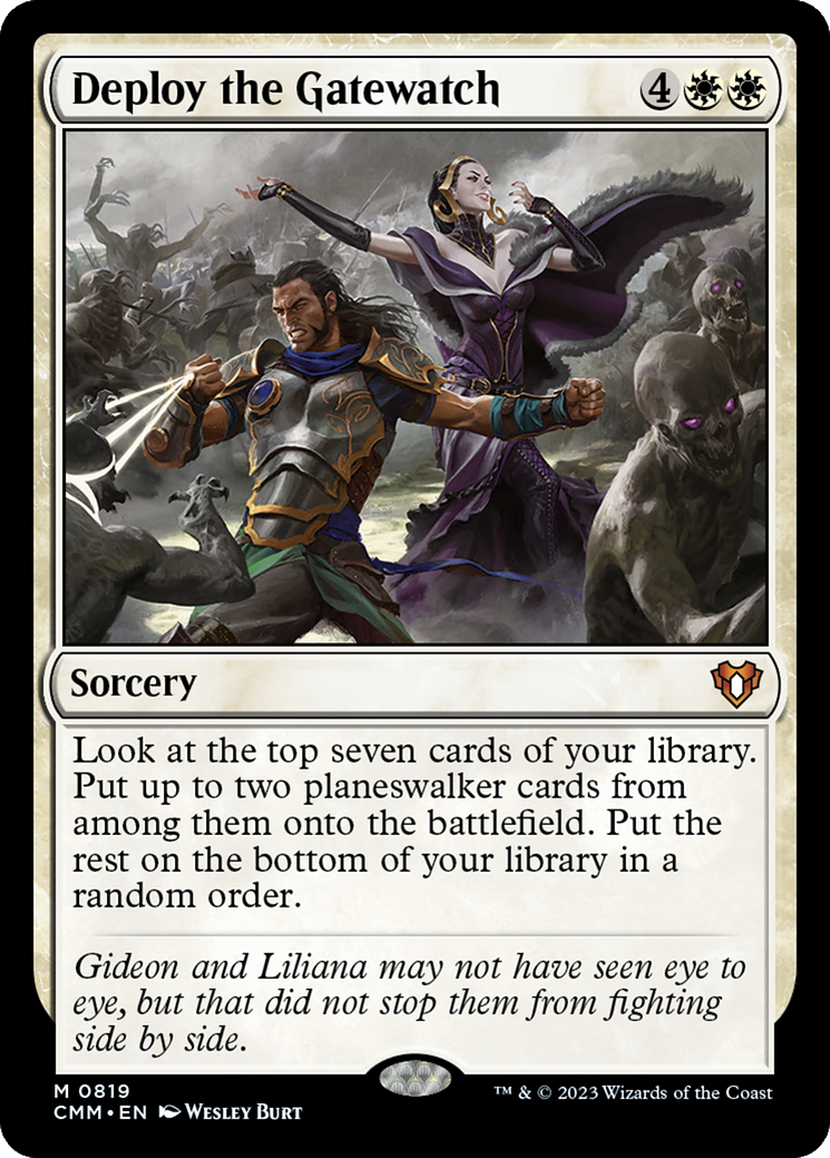 Deploy the Gatewatch (CMM-819)  - Commander Masters