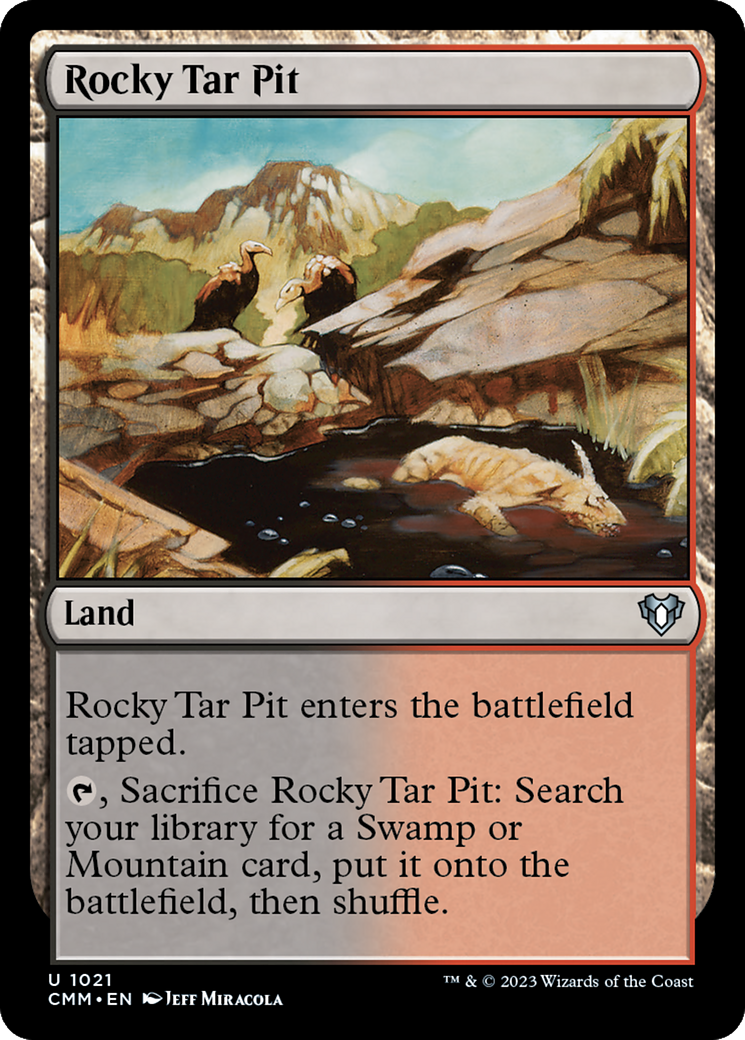 Rocky Tar Pit (CMM-1021)  - Commander Masters