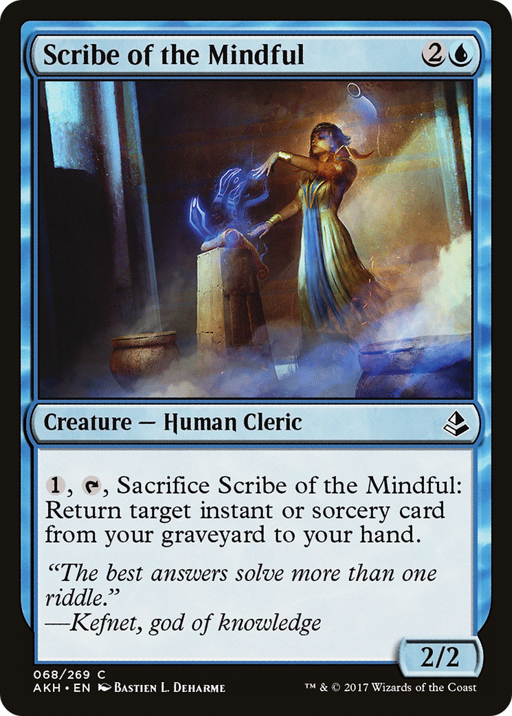 Scribe of the Mindful (AKH-068)  Foil - Amonkhet