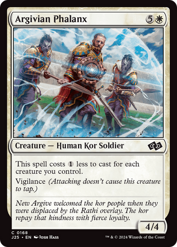 Argivian Phalanx (J25-168)  - Foundations Jumpstart
