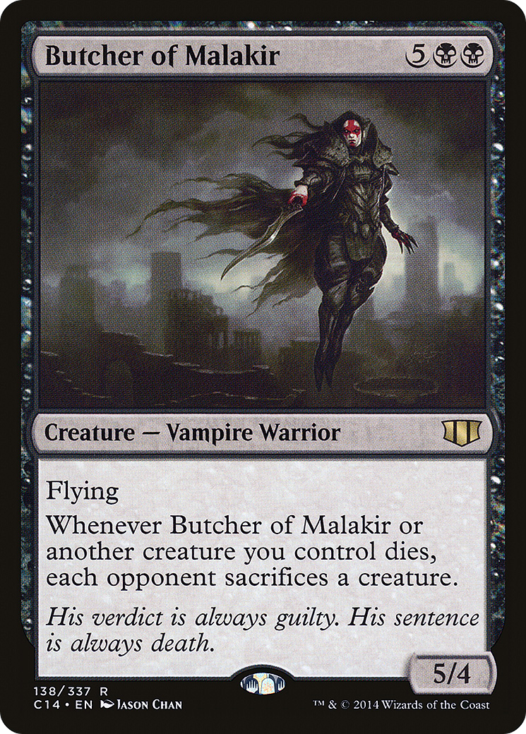 Butcher of Malakir (C14-138)  - Commander 2014
