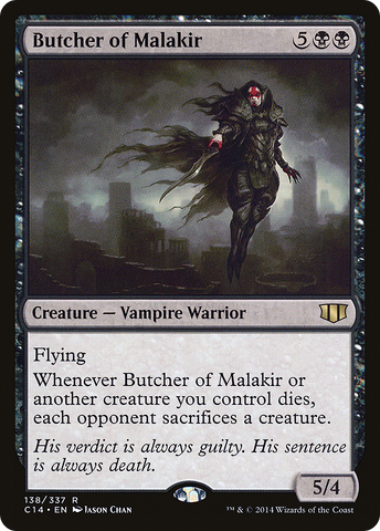 Butcher of Malakir (C14-138)  - Commander 2014