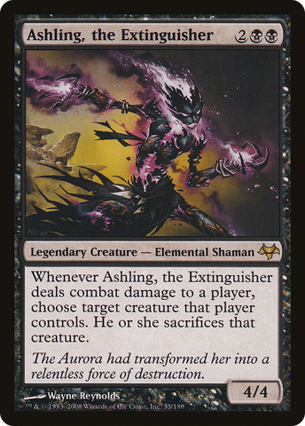 Ashling, the Extinguisher (EVE-033)  Foil - Eventide