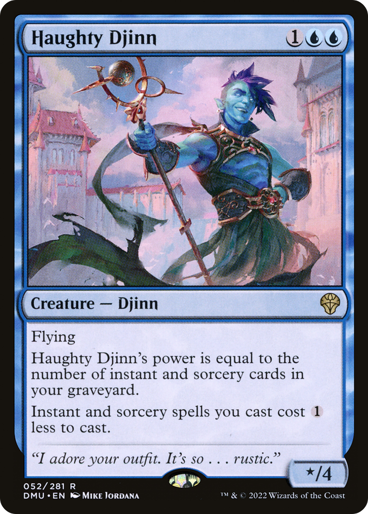 Haughty Djinn (DMU-052)  - Dominaria United