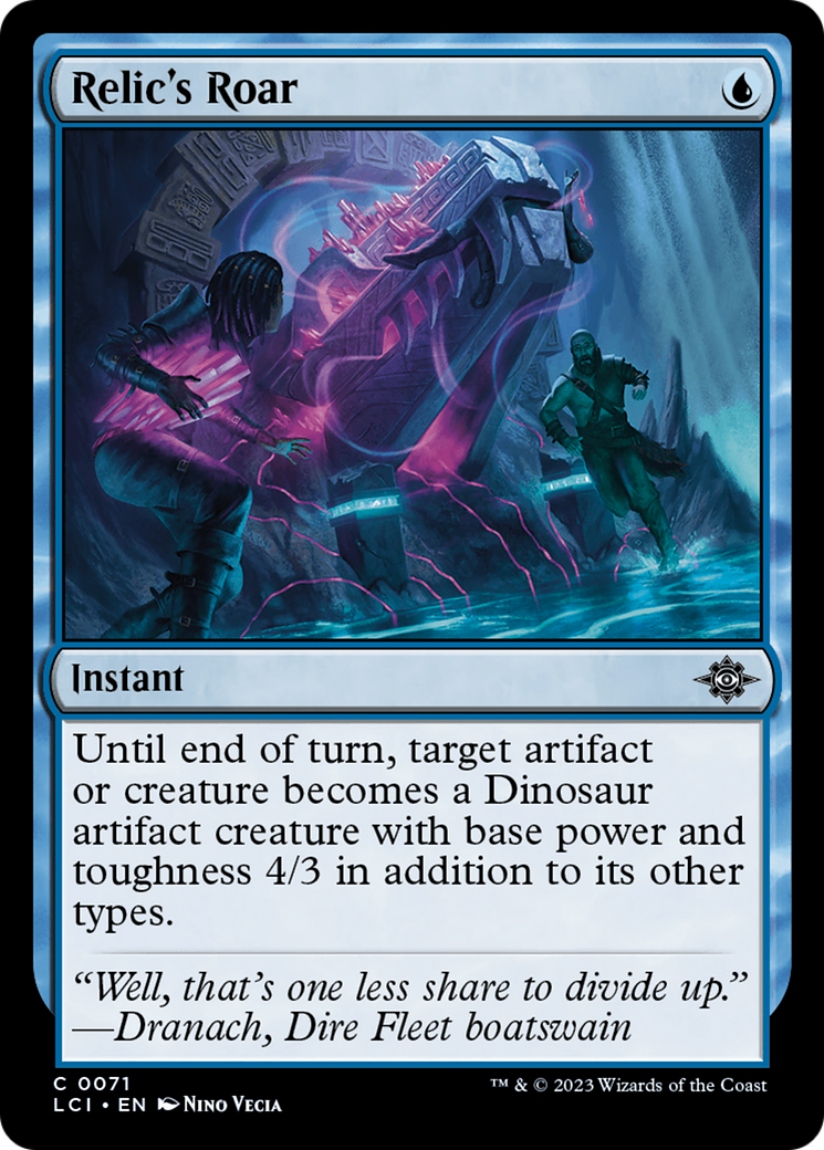 Relic's Roar (LCI-071)  Foil - The Lost Caverns of Ixalan