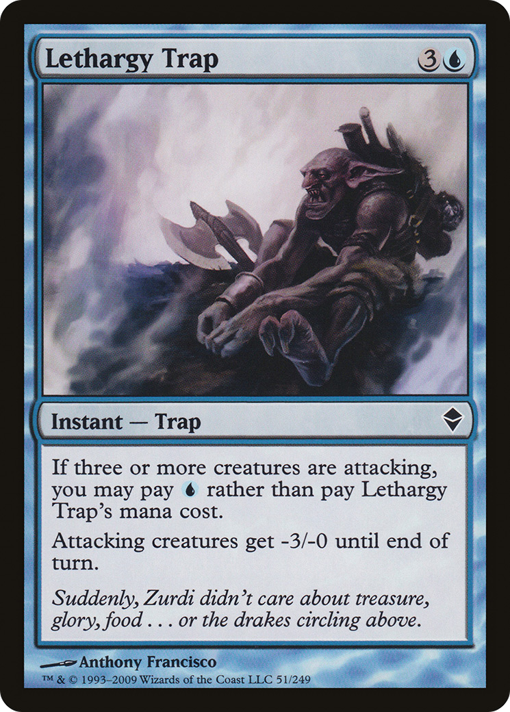 Lethargy Trap (ZEN-051)  Foil - Zendikar
