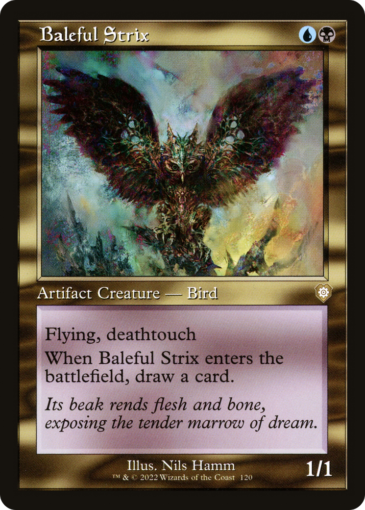 Baleful Strix (Retro Frame) (BRC-120)  - The Brothers' War Commander
