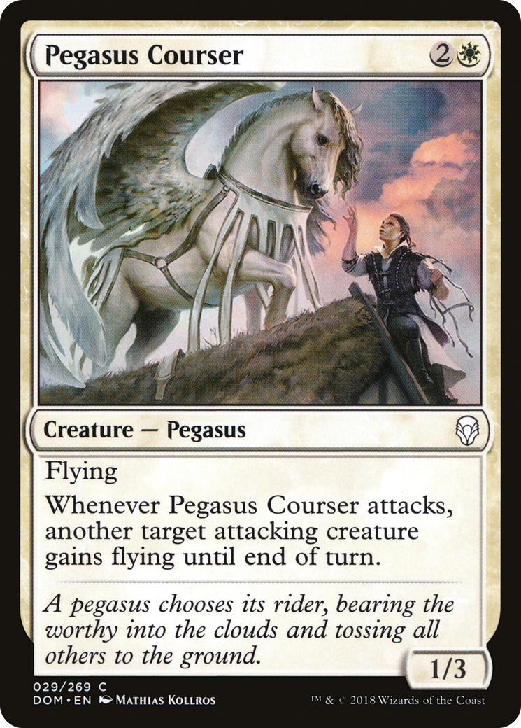 Pegasus Courser (DOM-029)  - Dominaria