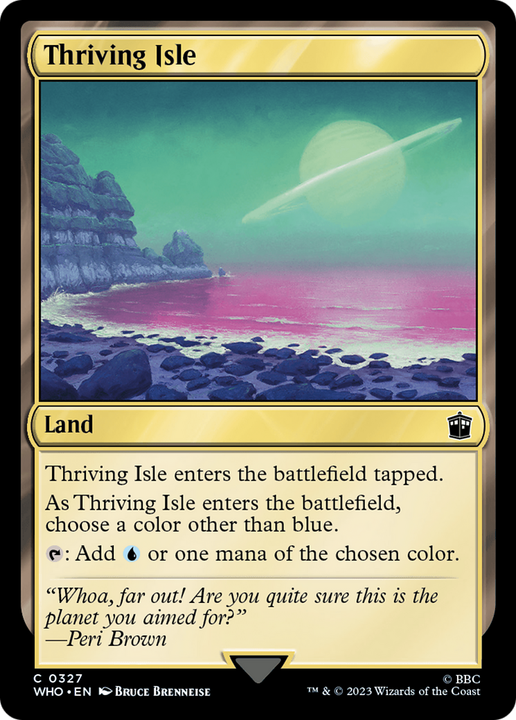 Thriving Isle (WHO-327)  - Doctor Who