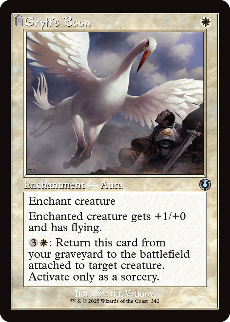 Gryff's Boon (Retro Frame) (INR-342)  - Innistrad Remastered