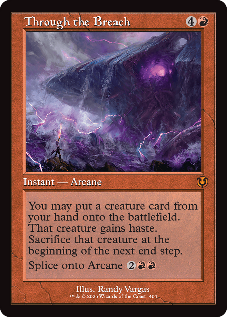 Through the Breach (Retro Frame) (INR-404) - Innistrad Remastered Foil