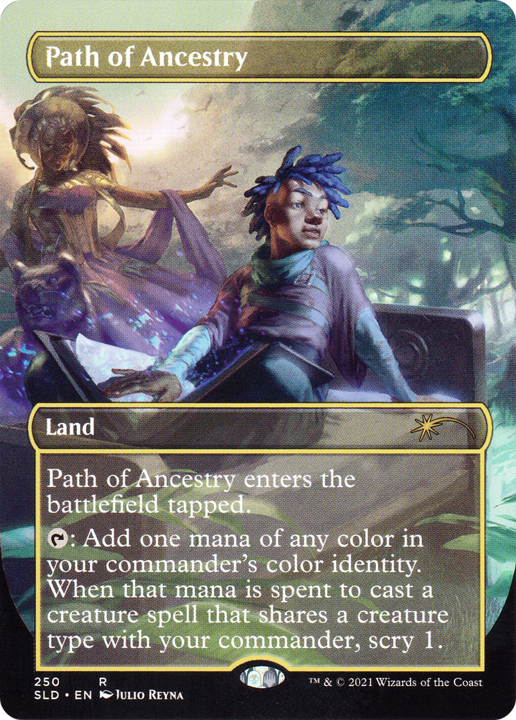 Path of Ancestry (SLD-250)  Foil - Secret Lair Drop (Borderless)
