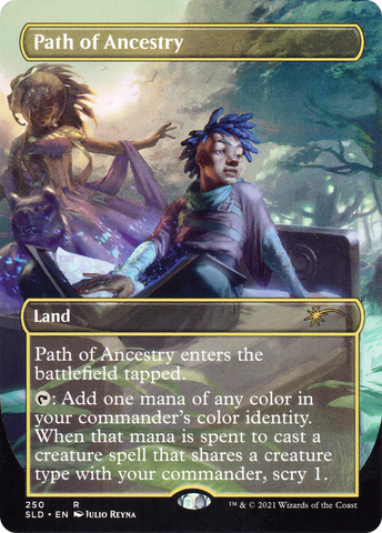 Path of Ancestry (SLD-250)  Foil - Secret Lair Drop (Borderless)