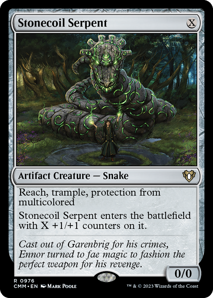 Stonecoil Serpent (CMM-976)  - Commander Masters