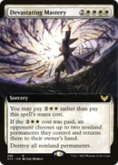 Devastating Mastery (Extended Art) (STX-288)  Foil - Strixhaven: School of Mages: (Extended Art)