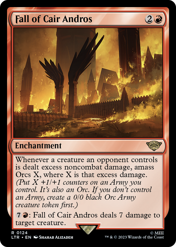 Fall of Cair Andros (LTR-124)  Foil - The Lord of the Rings: Tales of Middle-earth