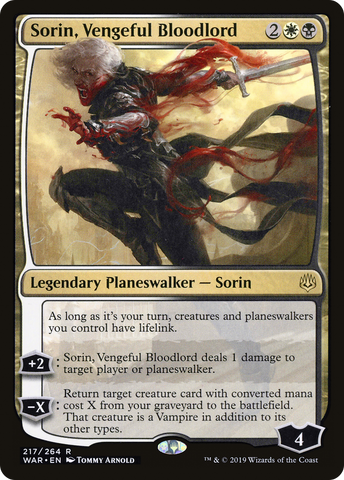 Sorin, Vengeful Bloodlord (WAR-217)  - War of the Spark