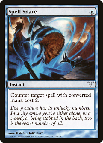 Spell Snare (DIS-033)  Foil - Dissension
