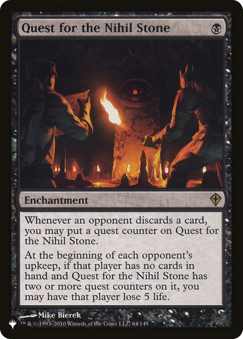 Quest for the Nihil Stone (LIST-64/145)  - The List
