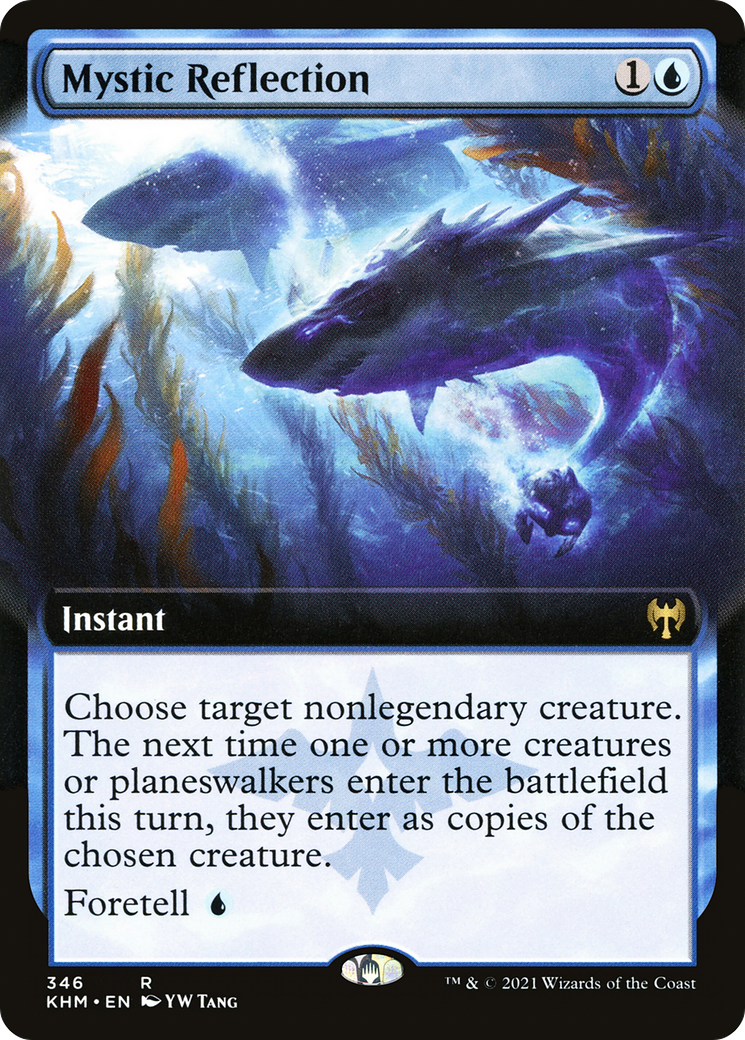 Mystic Reflection (Extended Art) (KHM-346)  Foil - Kaldheim: (Extended Art)