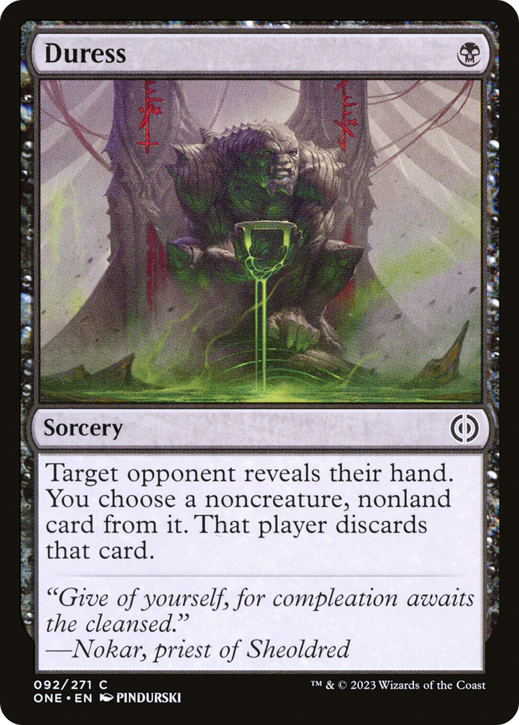 Duress (ONE-092)  - Phyrexia: All Will Be One
