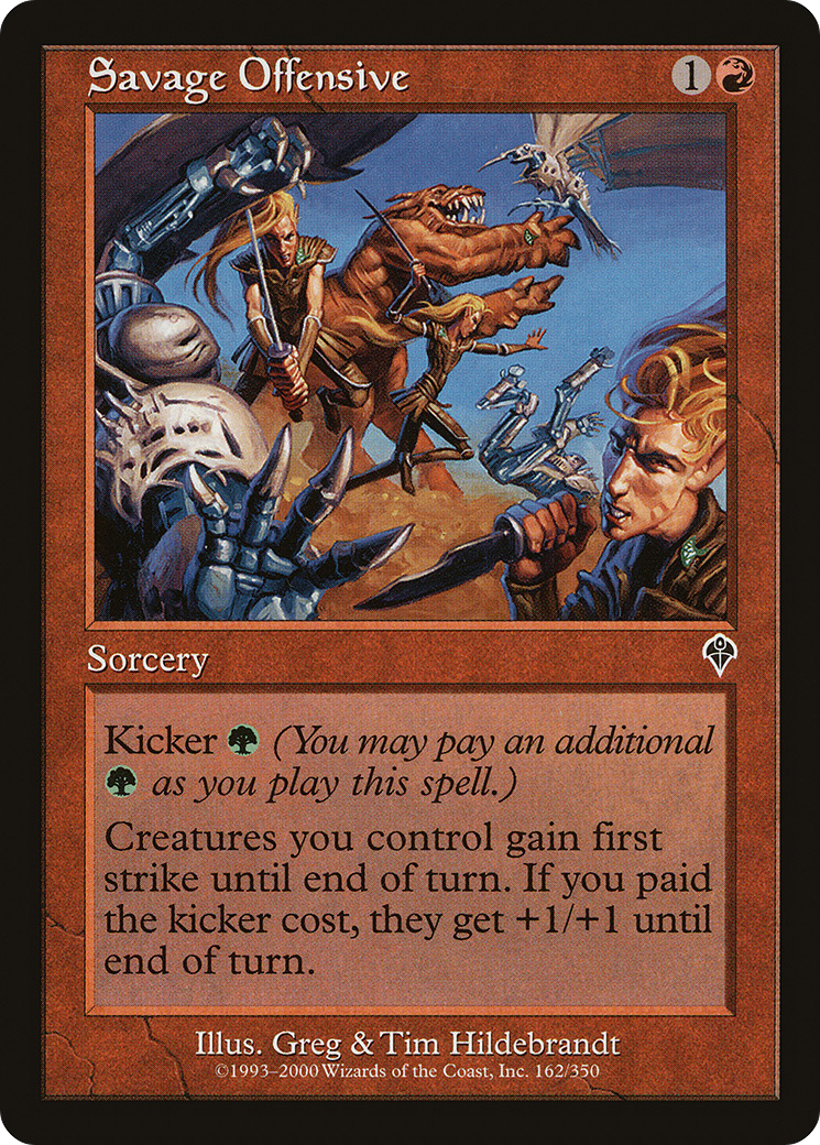 Savage Offensive (INV-162)  Foil - Invasion