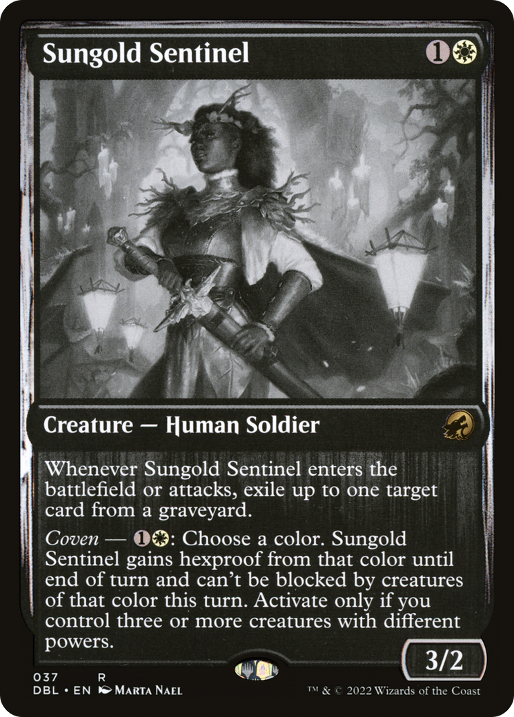 Sungold Sentinel (DBL-037)  - Innistrad: Double Feature