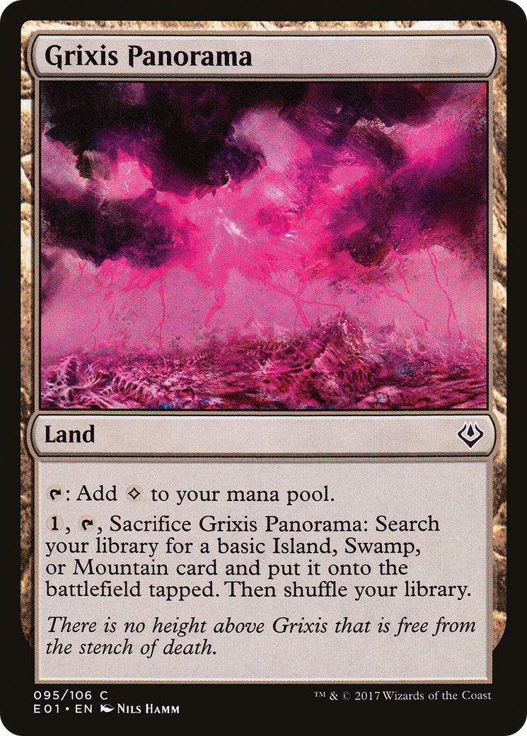 Grixis Panorama (AC2-095)  - Archenemy: Nicol Bolas