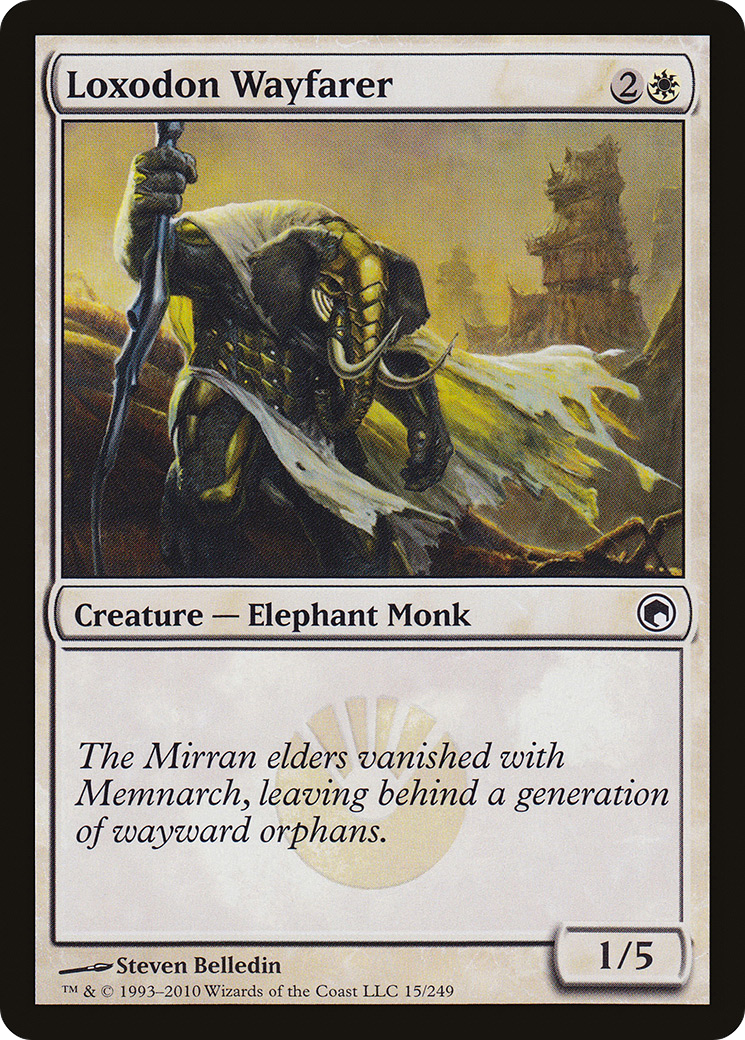 Loxodon Wayfarer (SOM-015)  - Scars of Mirrodin