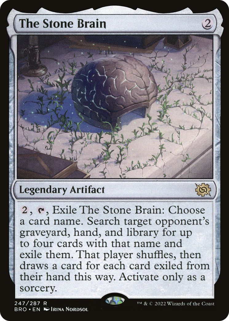 The Stone Brain (BRO-247)  Foil - The Brothers' War