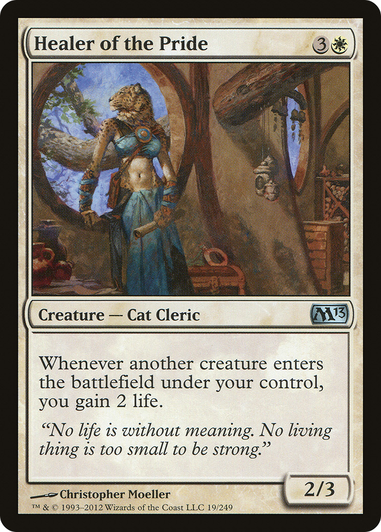 Healer of the Pride (M13-019)  Foil - Magic 2013