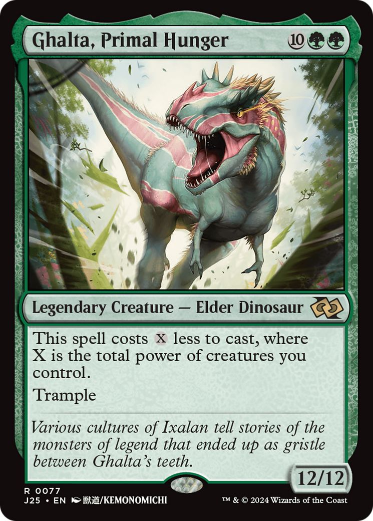 Ghalta, Primal Hunger (Anime) (J25-077)  - Foundations Jumpstart