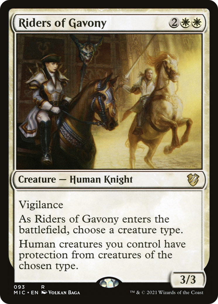 Riders of Gavony (MIC-093)  - Midnight Hunt Commander